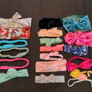 Lot of 19 baby/toddler headbands